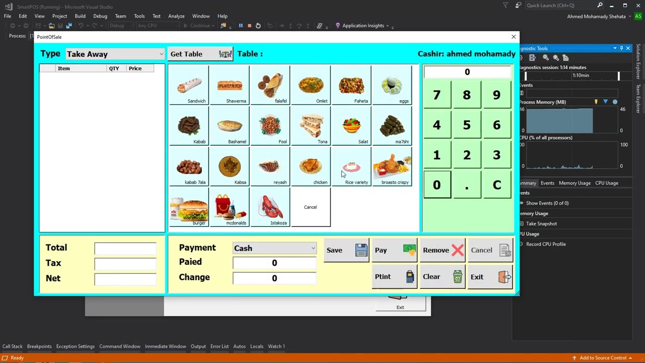 Complete Point Of Sale Source Code - C#  - Smart POS System