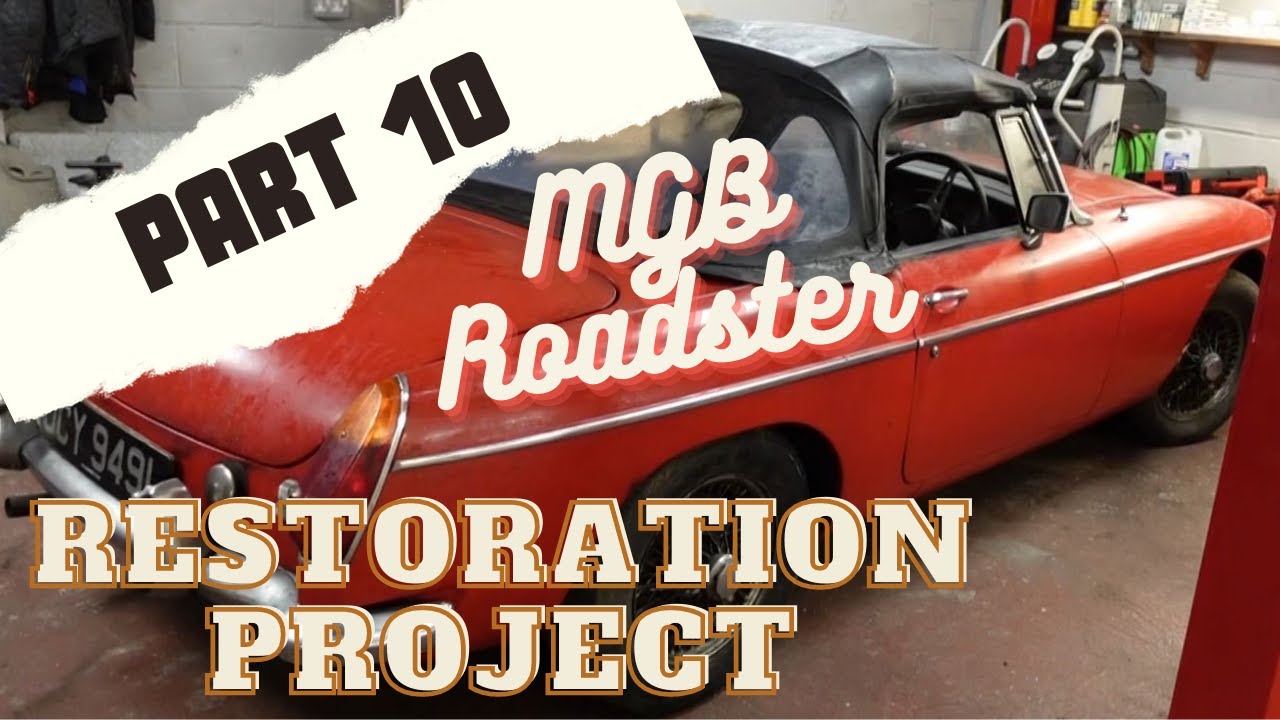 MGB Roadster Restoration Carpets, Panels and Seat Belts fitted Plus Walk Around