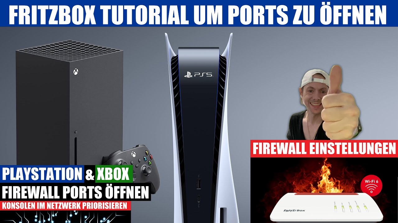 Playstation 5 & Xbox Series X Ports öffnen | Fritz!Box Firewall Setup | Port Forwarding PS5 & XBOX