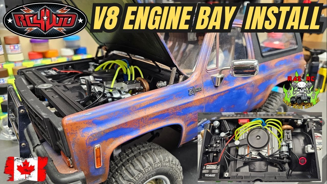 RC4WD SMALL BLOCK V8 ENGINE BAY FOR CHEVROLET K5 & K10