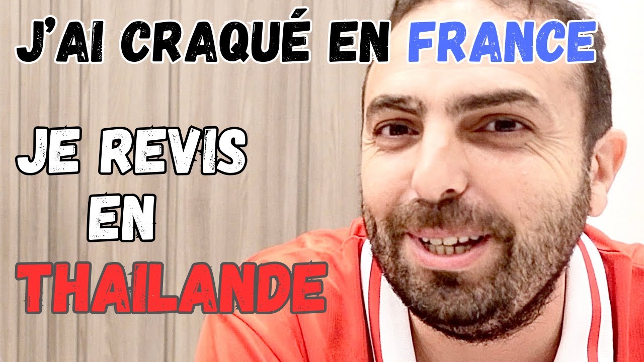 Il retrouve la joie de vivre en Thaïlande ‼️