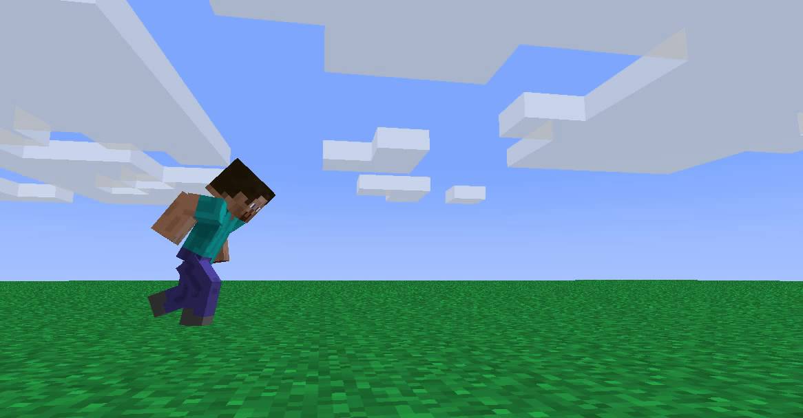 A Short Minecraft Animation ~ Double Jump Test