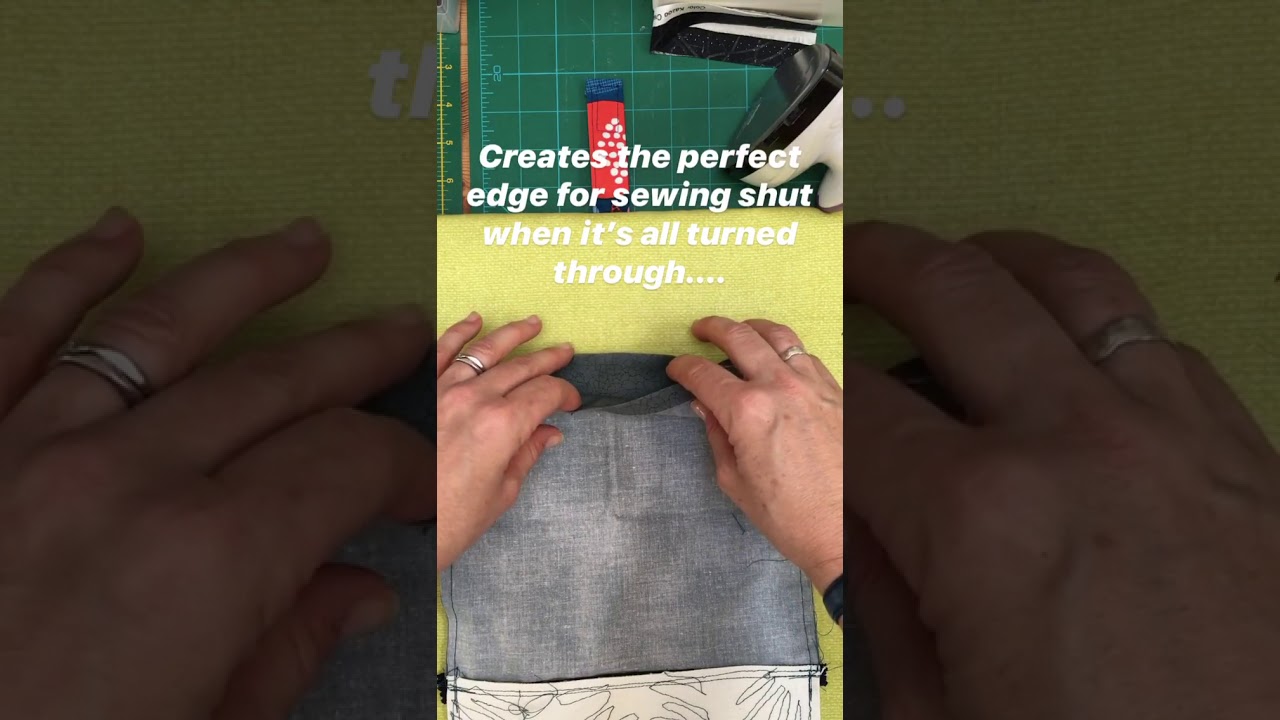 Top sewing tip - turning through and sewing shut