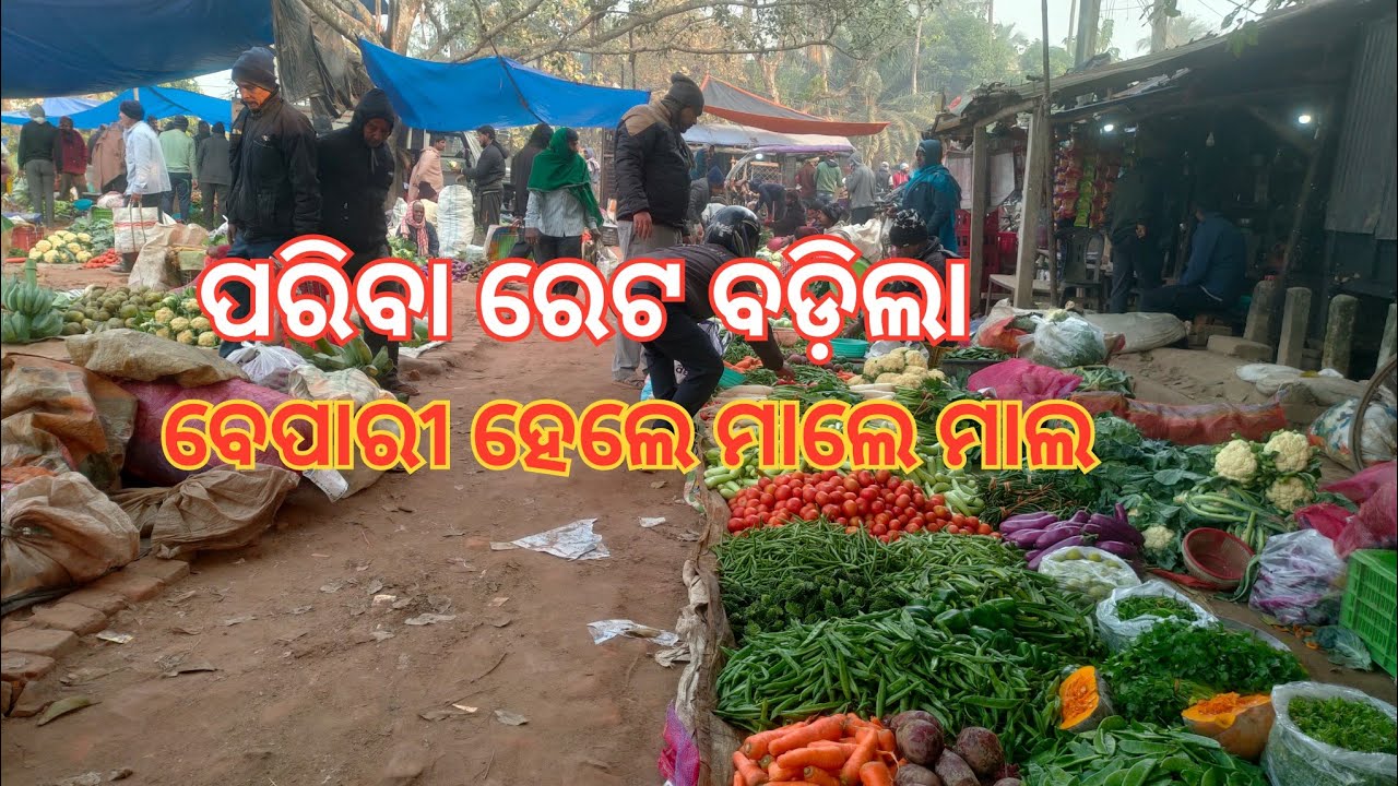 ପରିବା ରେଟ ବଡ଼ିଲା. ବେପାରୀ ହେଲେ ମାଲେ ମାଲ #Greenparibar