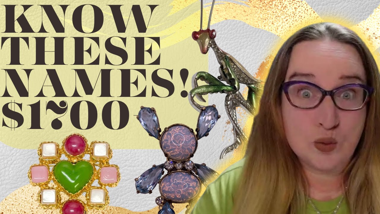 Vintage Brooches That Sell For CRAZY PRICES ; Costume Jewelry Collection