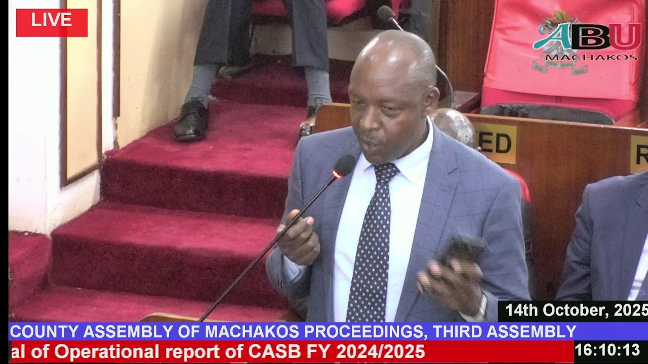 COUNTY ASSEMBLY OF MACHAKOS PROCEEDINGS, (Third Assembly, Fourth Session,  14TH OCTOBER 2025