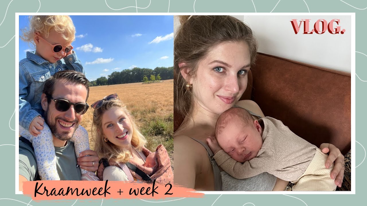 KIJKJE IN ONZE KRAAMWEEK MET PEUTER & NEWBORN  👨‍👩‍👧‍👧 | Sarah Rebecca