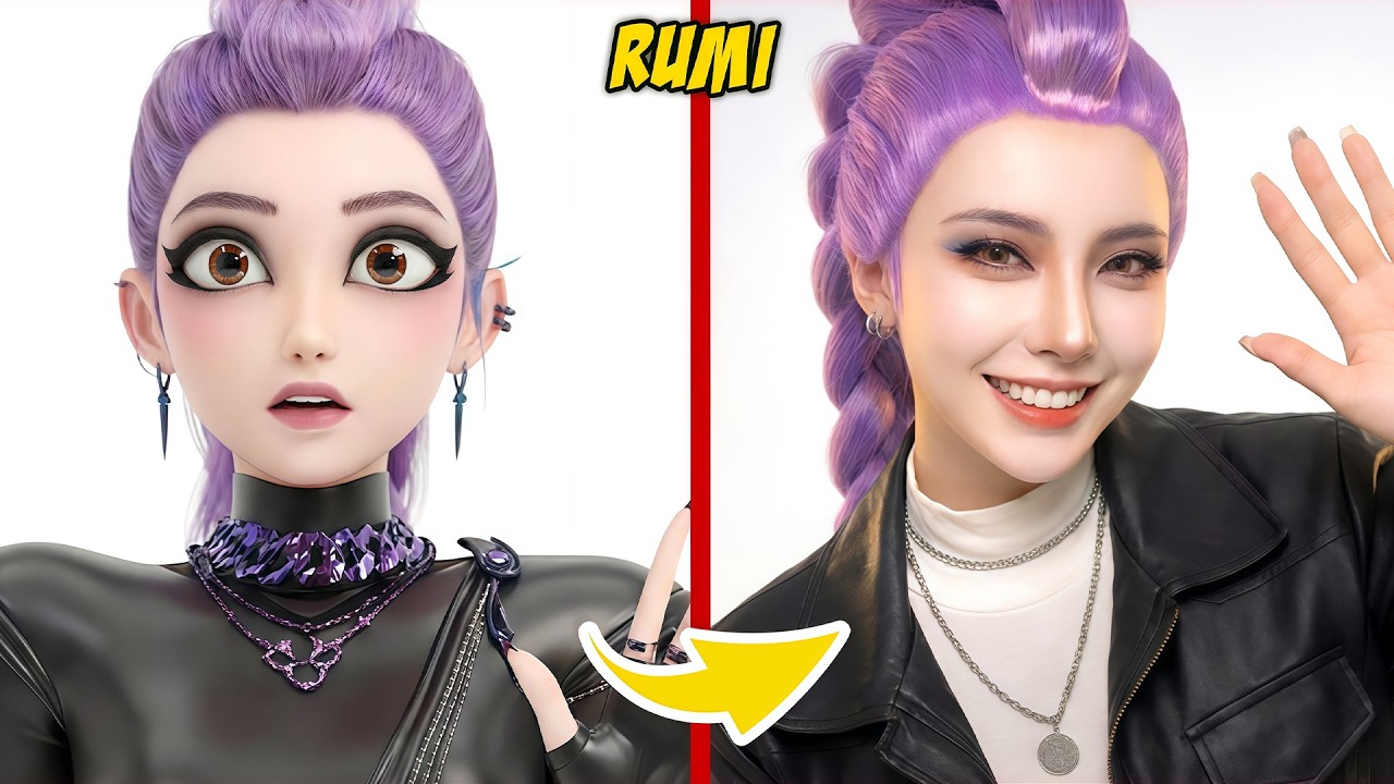 ¡Adivina quién baila LAS GUERRERAS K-POP en versión TikTok #7🎶LAS GUERRERAS K-POP🥰Baby Saja💜Rumi