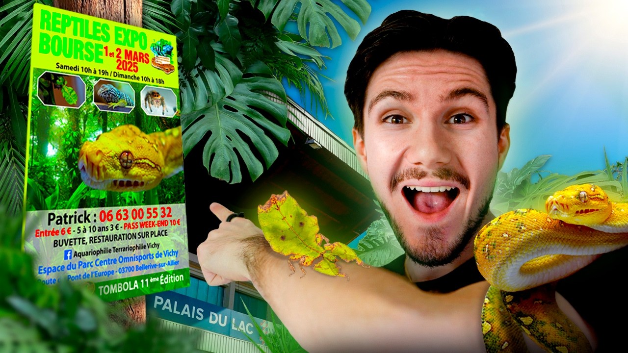 Bienvenue, à la Reptile Expo Bourse de Vichy !