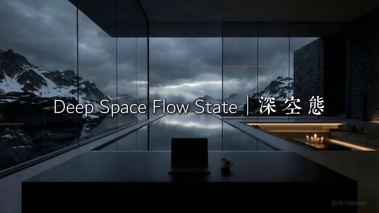 Deep Space Flow State｜深空态：1小时深度专注背景音 (1-Hour Deep Focus Ambient)山海慢声