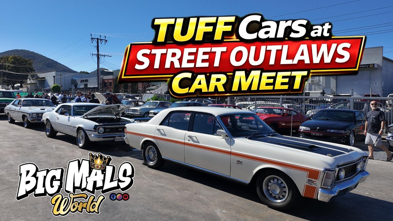 Автопробег Street Outlaws Adelaide Car Meet 2026: Огромные маслкары и стрит-машины (Бенджамин Сен...