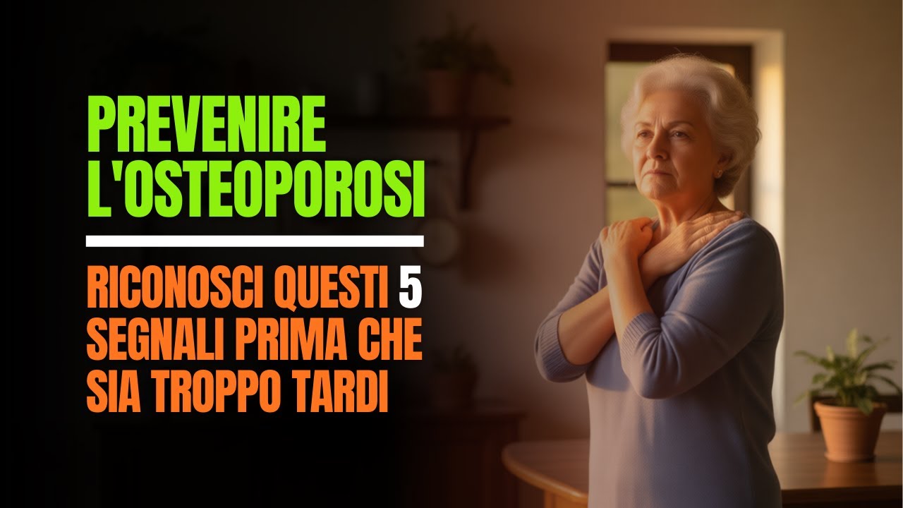 Osteoporosi in arrivo? 5 segnali che devi riconoscere prima che sia troppo tardi