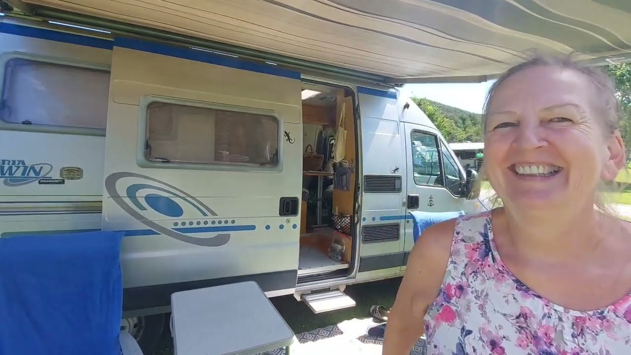 Ältester Van auf dem Camp: Oldtimer Adria Twin von damals & Flohmarkt Adria Van Camp 2024 🚐😃💕👍