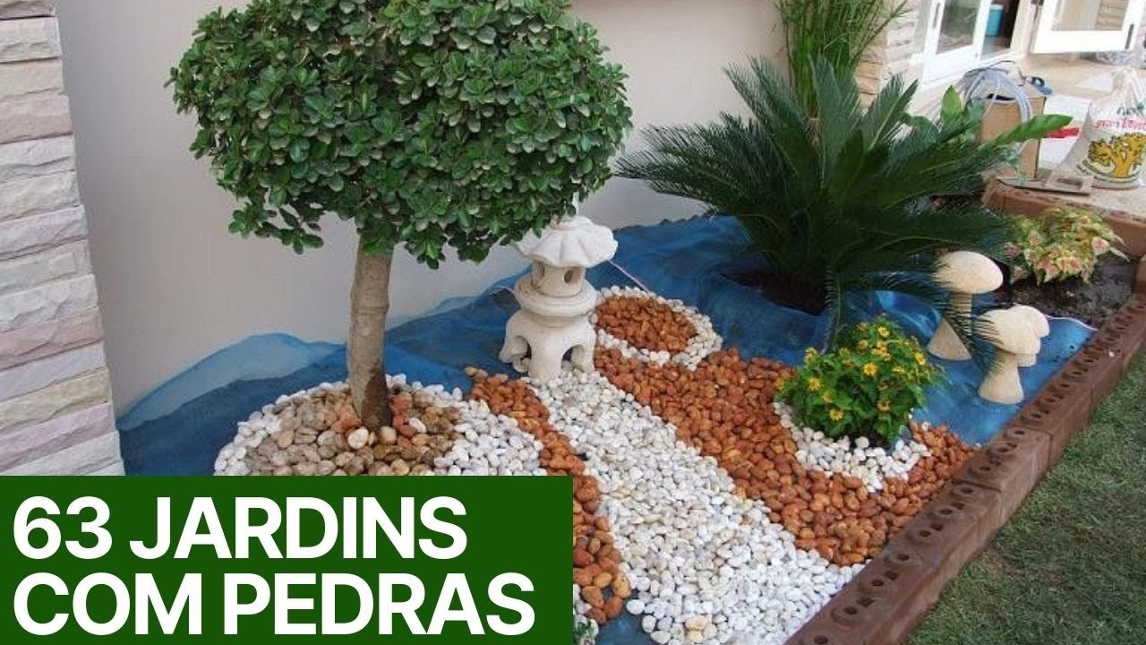 63 IDEIAS E MODELOS DE JARDINS COM PEDRAS INCLÍVELMENTE LINDO VEJA ISSO