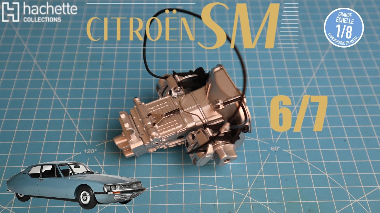 Montez la Citroën SM 1/8 @Hachette Collections  6 et 7