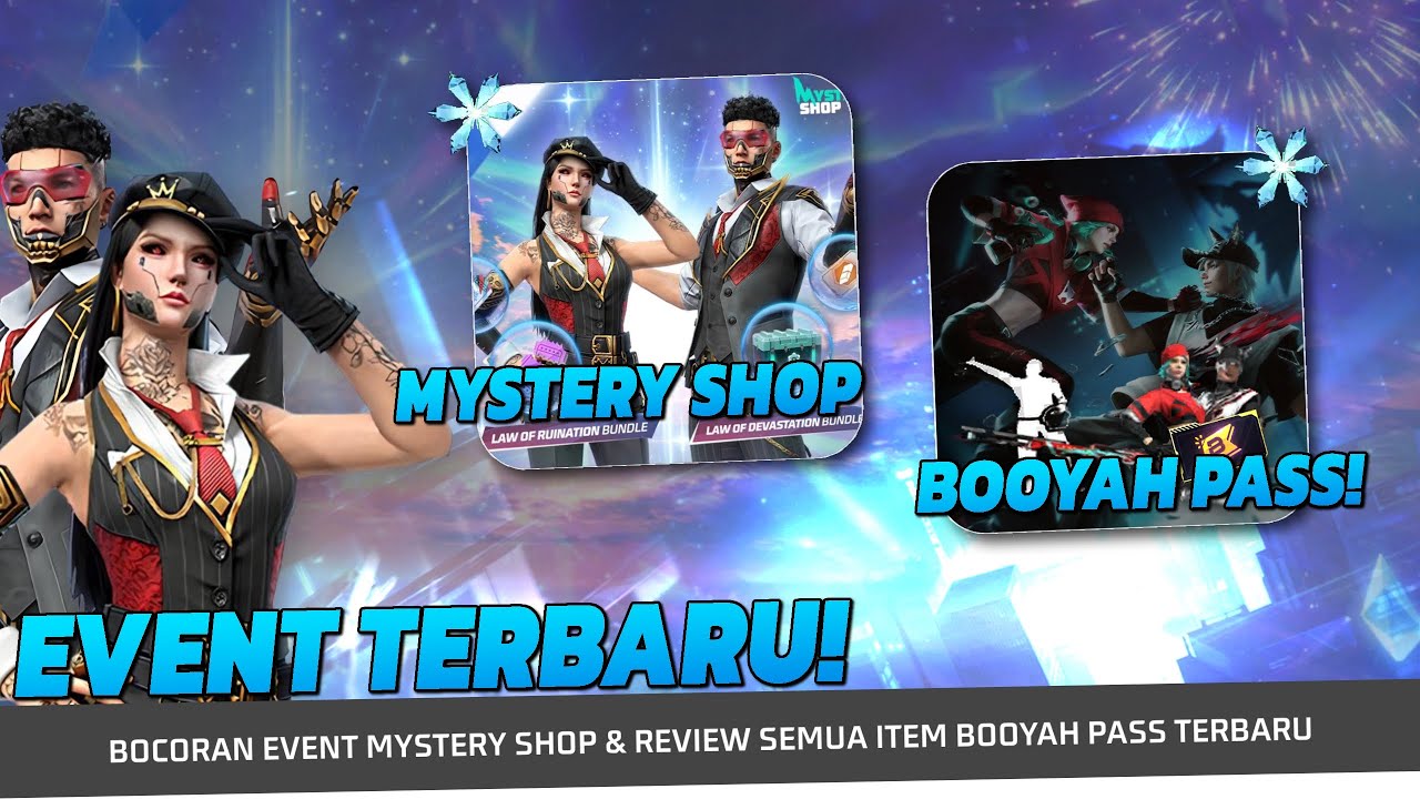 EVENT MYSTERY SHOP | REVIEW BOOYAH PASS TERBARU SEASON 37 | Free Fire Indonesia