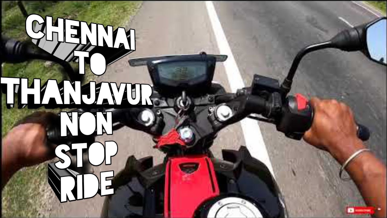 CHENNAI TO THANJAVUR | FIRST LONG RIDE | TVS APACHE 2004V BS6 LONG RIDE | PART -1