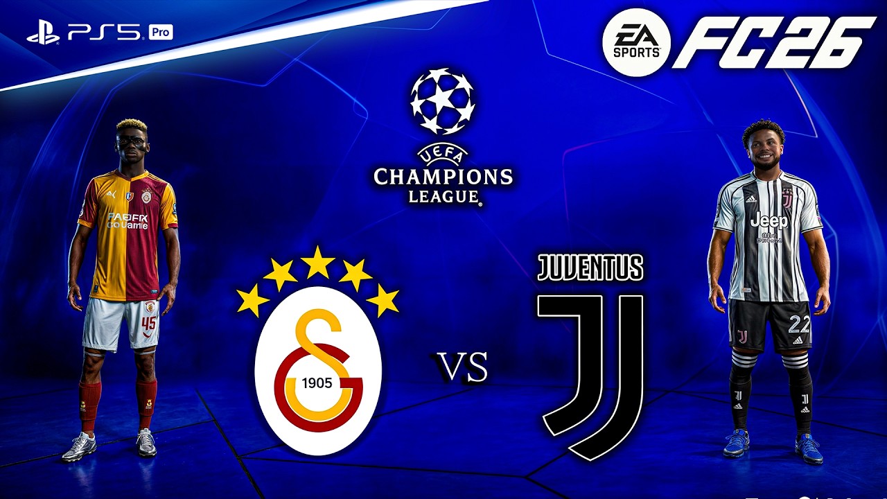 FC 26 - Galatasaray vs. Juventus - UEFA Champions League 25/26 PlayOff Full Match | PS5™ Pro [4K60]