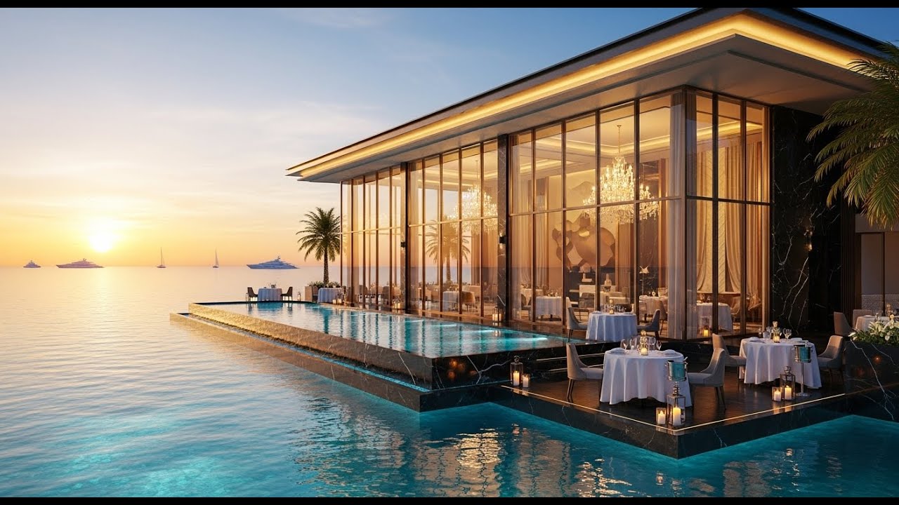 Build a $10M Luxury Floating Restaurant on Water – Full Construction