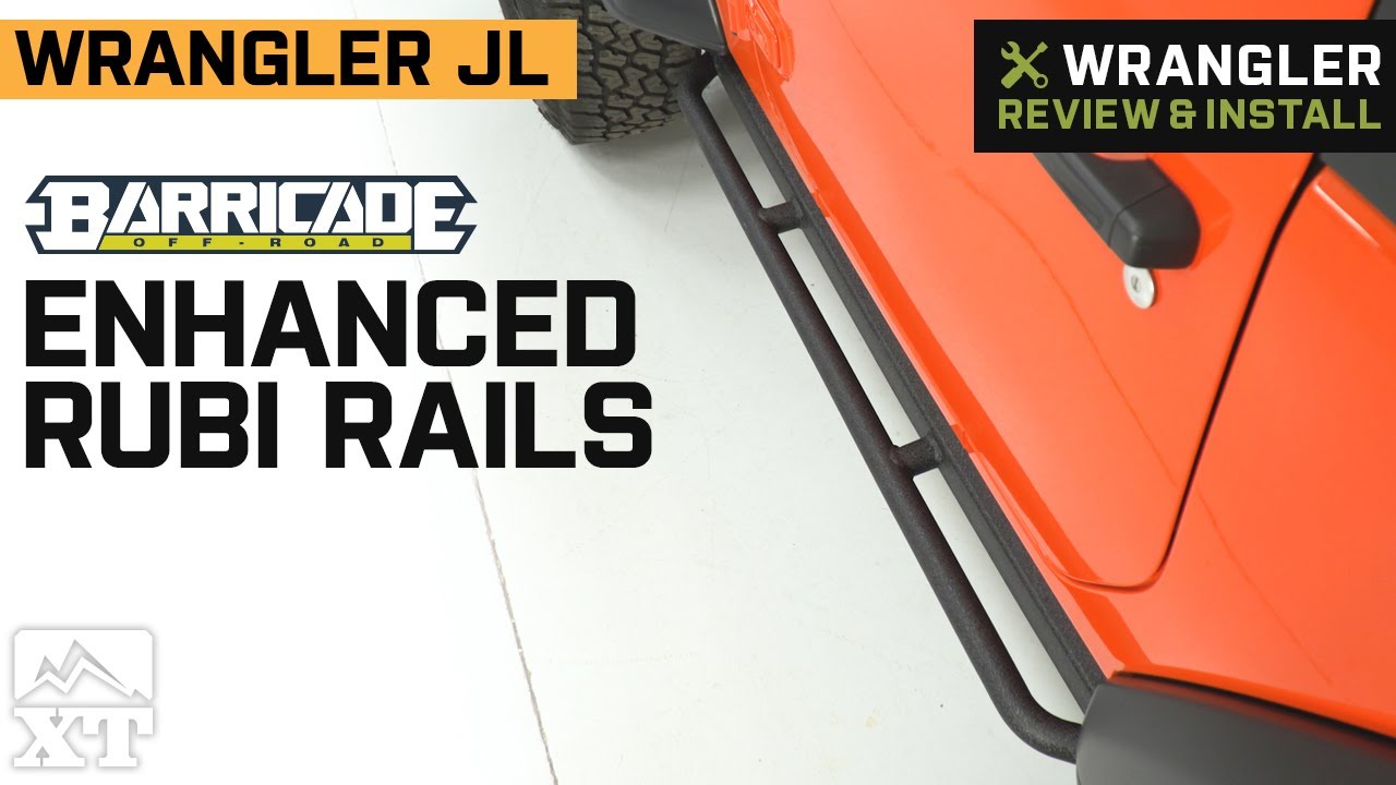 Jeep Wrangler JL 2-Door Barricade Enhanced Rubi Rails - Textured Black Review & Install
