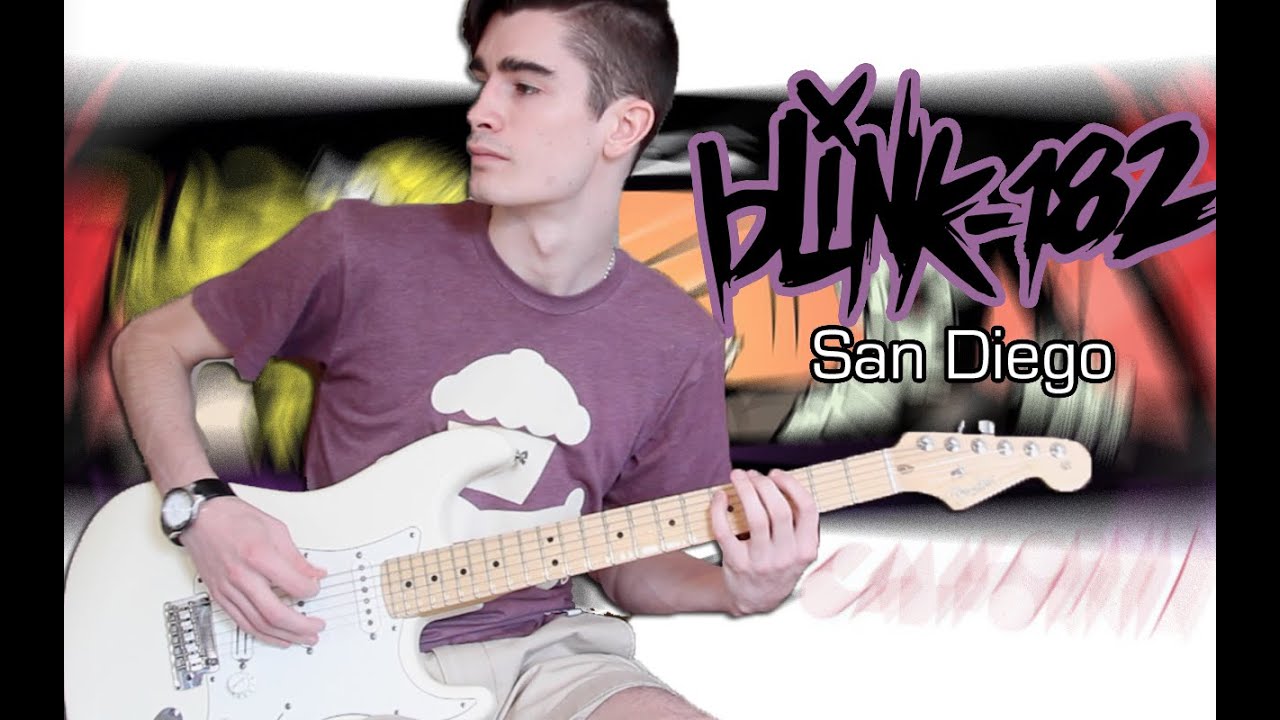 Blink 182 - San Diego (Guitar & Bass Cover w/ Tabs)