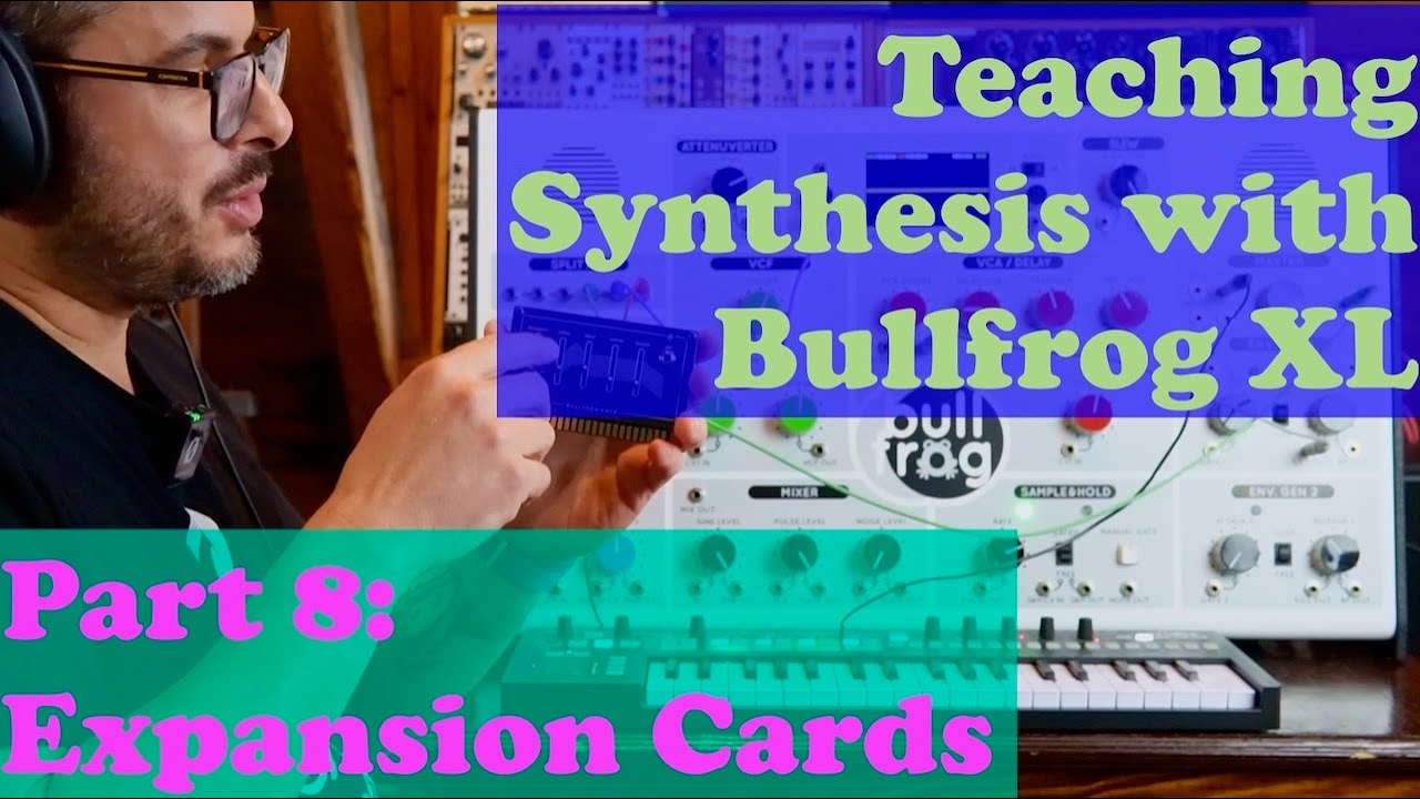 Teaching Synthesis with Bullfrog XL - Part 8 : Expansion Cards