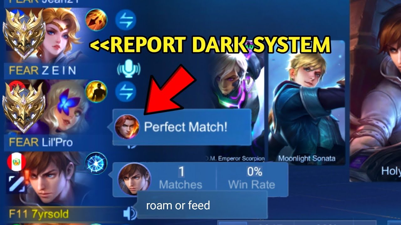 GUSION ROAM IN HIGHRANK GONE RIGHT!! THEY THINK IM LOWRANK💀 so i did this...