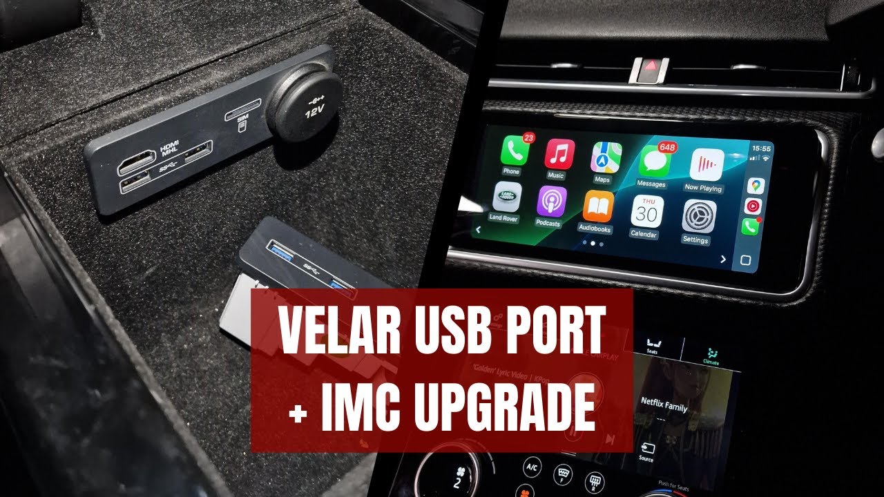 IMC Pro Update + USB High Retrofit on Range Rover Velar | MAK Coding