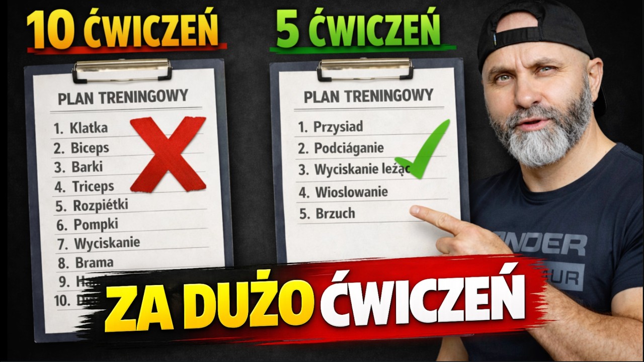 Za dużo ćwiczeń na jednym treningu? Dlatego nie masz efekt&oacute;w