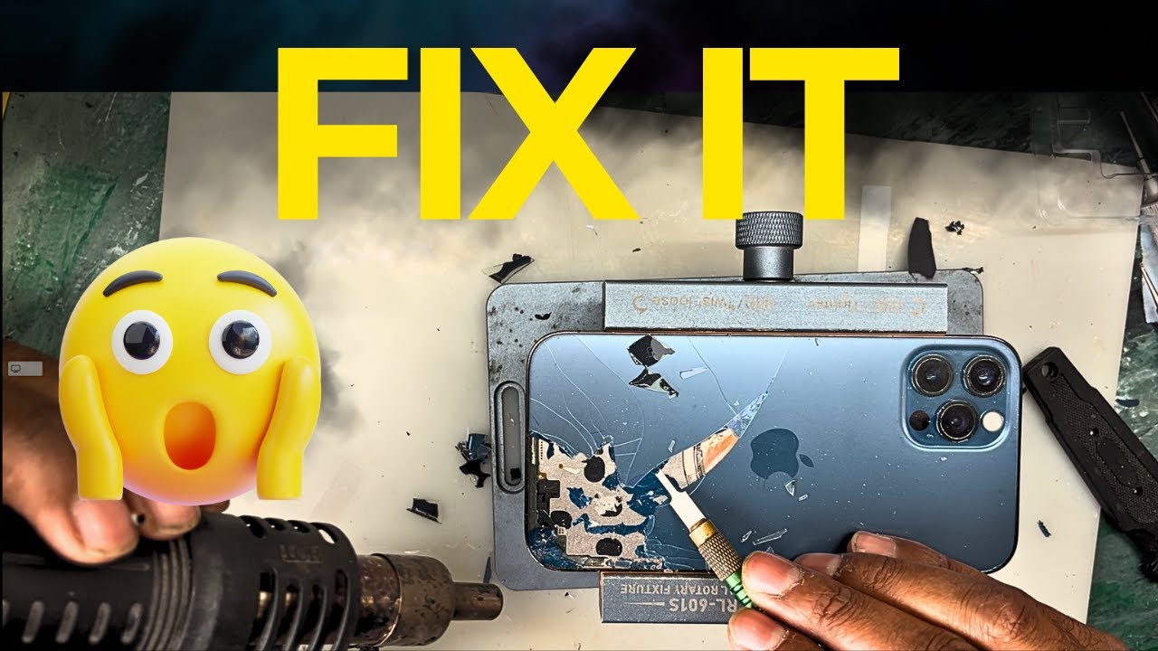 📱 12 PRO BACK TO LIFE |FIX BATTERY HEALTH |FIX BACK BROKEN PANNLE🔥| 4K