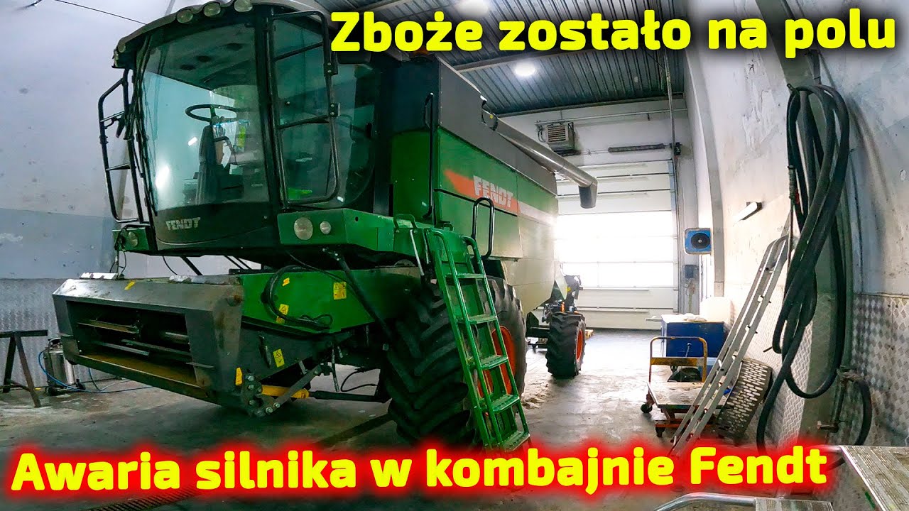 Podwójne nieszczęście 👉DROGA awaria silnika kombajnu FENDT [Korbanek]