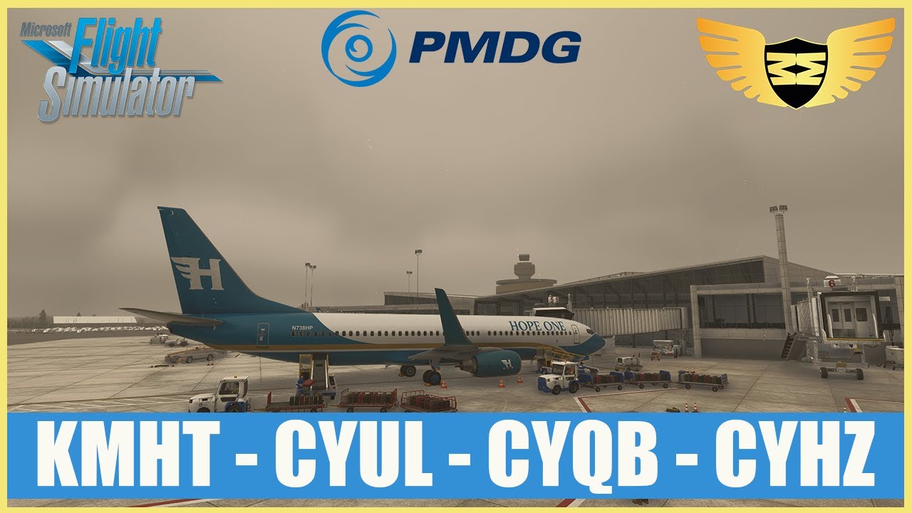 PMDG 737-800 2024 Hope One Virtual airlines! Humanitarian aid to Canada! Sayintentions.ai