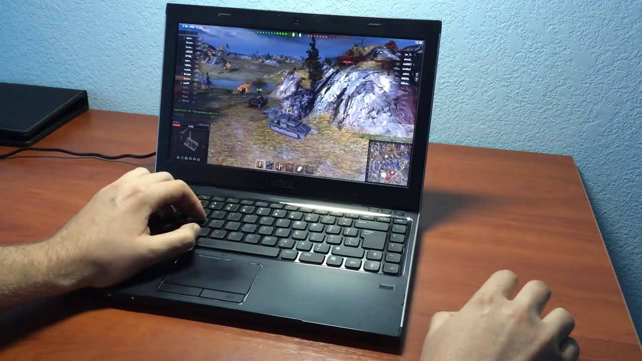 Обзор ноутбука DELL Vostro V131 2GB 160GB HDMI USB 3 0  игра WOT мир танков