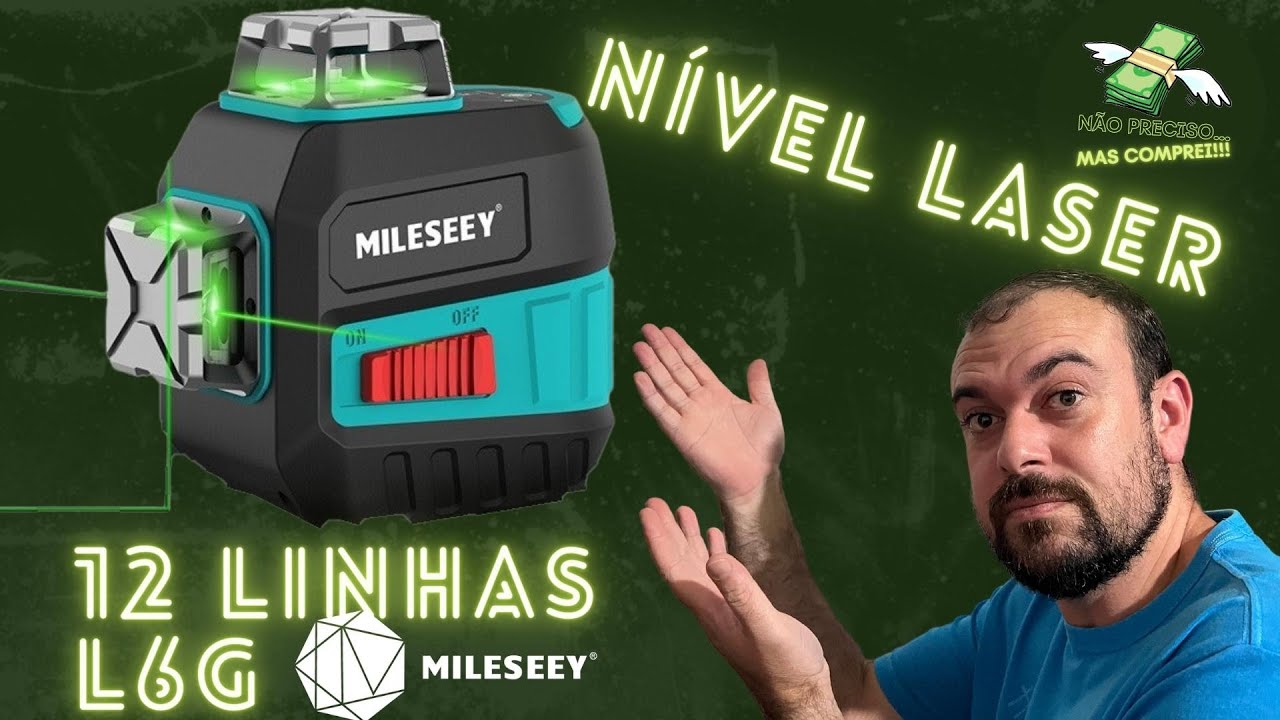 Nível a Laser L6G 12 Linhas Mileseey - Aliexpress