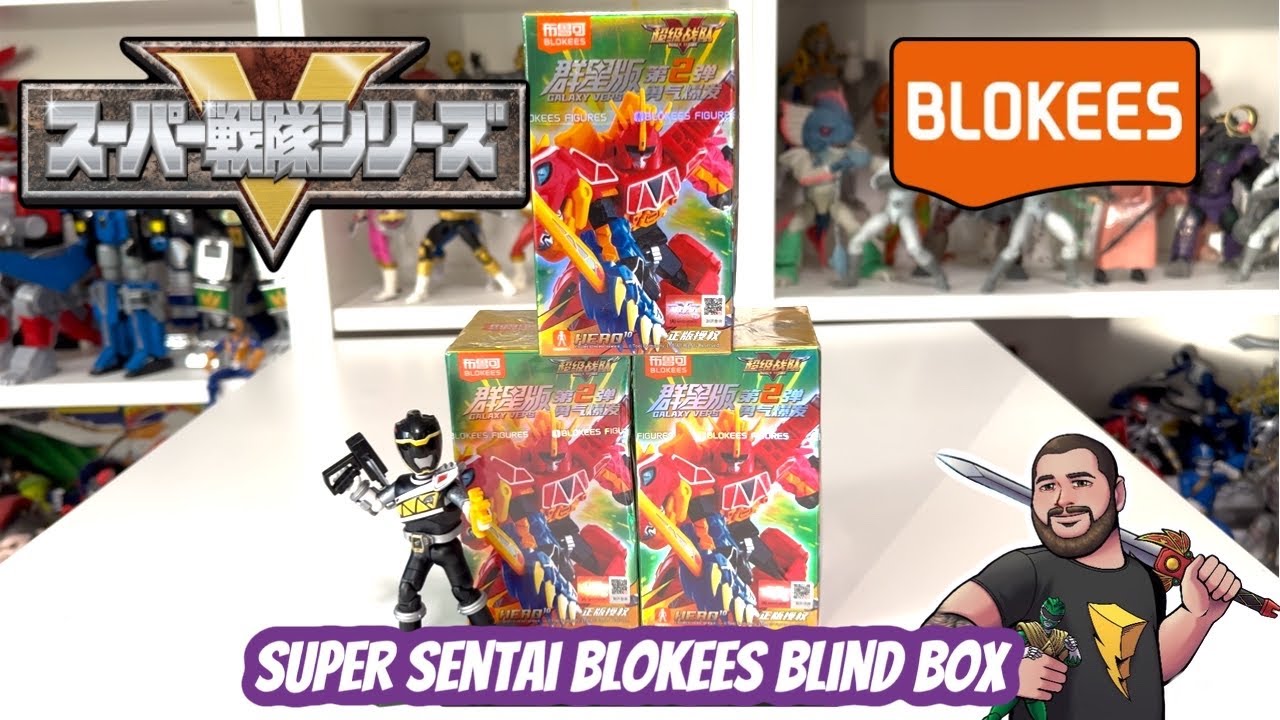 Super Sentai Galaxy Volume 2 BLOKEES (Power Rangers Dino Charge) таинственная коробка #powerrange...