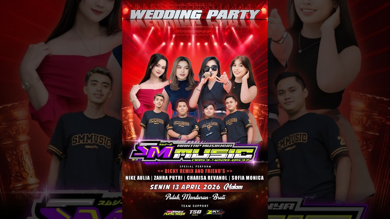 #live perform SM MUSIC || The wedding DEWI & RIZKI || Pedak, 13 April 2026