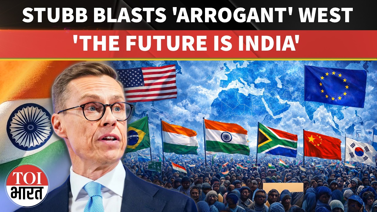 'Global South To Decide World Order, The Future Is India': Stubb's Reality Check To 'Arrogant' West