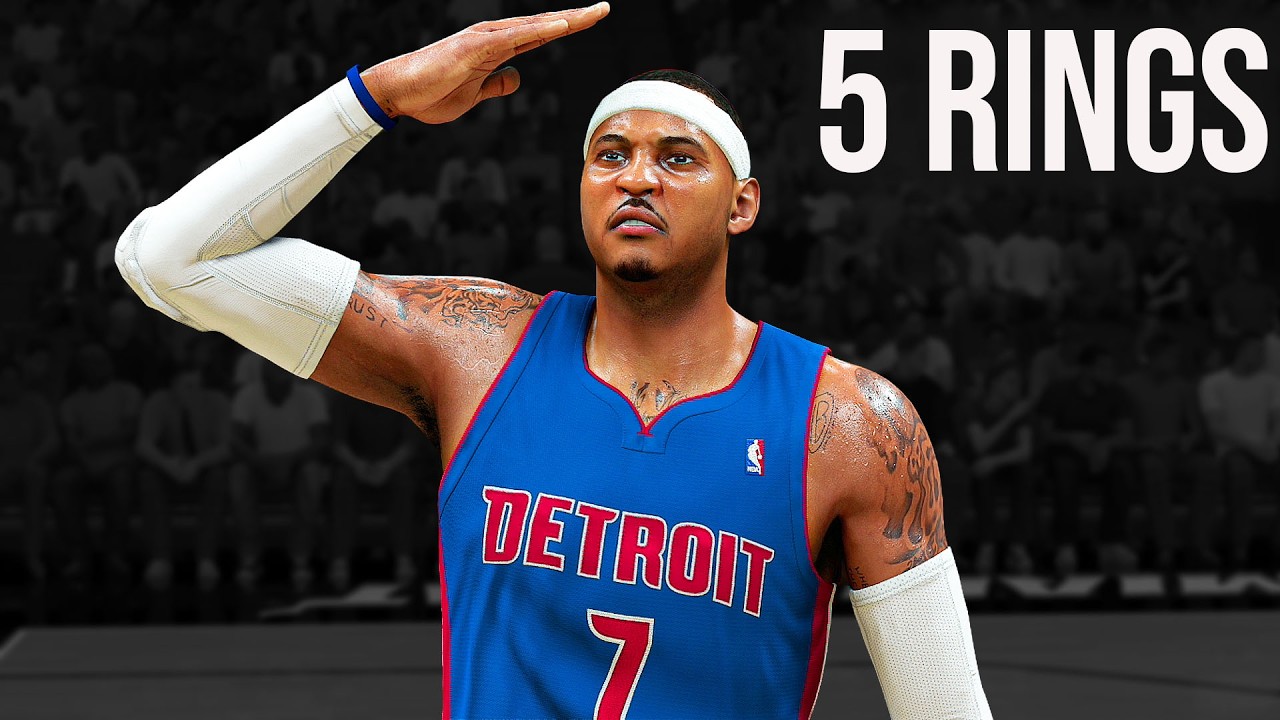 What If Carmelo Anthony Got Drafted to the Pistons?