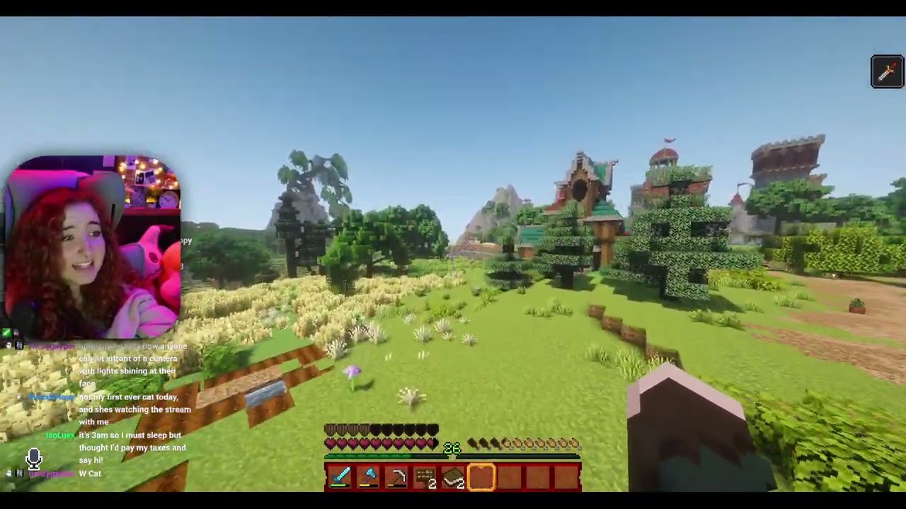 Popping up buildings over night so the EU friends go WOAHHHH // Bannerfall SMP