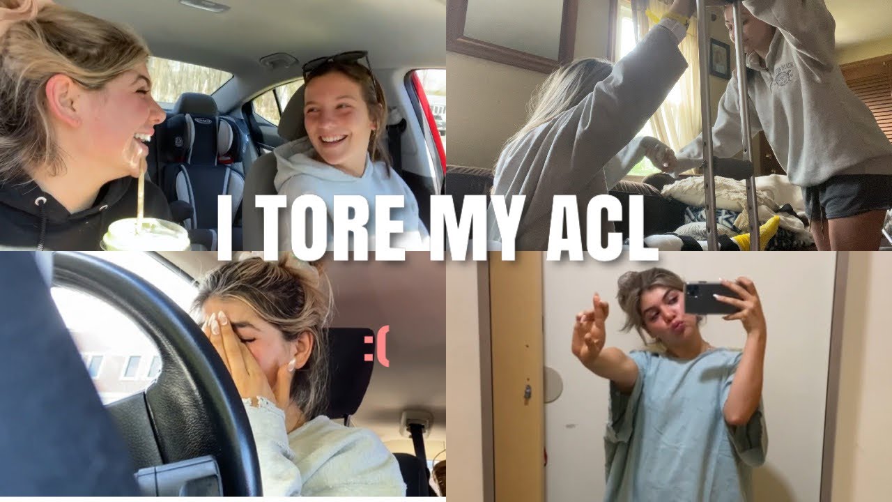 VLOG: finding out I tore my ACL, Eliza's home!!! + Post Surgery | vanessa nicole