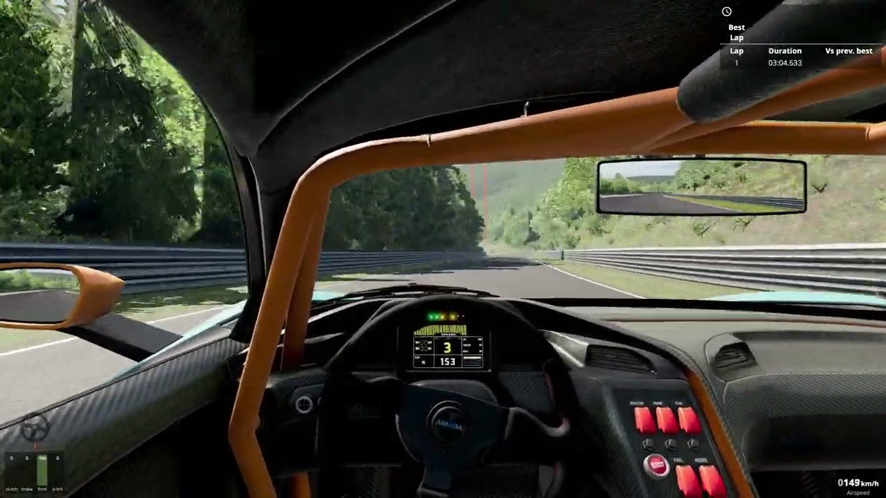 BeamNG.Drive Civetta Scintilla Nordschleife Lap (
