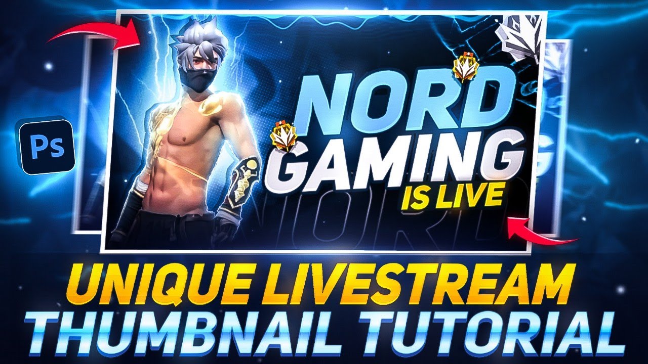 How To Make Live Stream Thumbnail Like Classy ff || Make Free Fire Live Thumbnail in Android