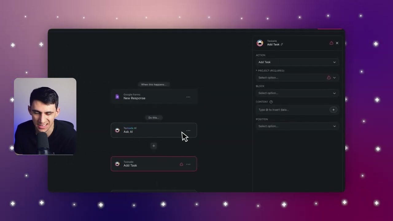 Taskade AI Automation — улучшите свои рабочие процессы, автоматизируйте любые задачи с помощью аг...