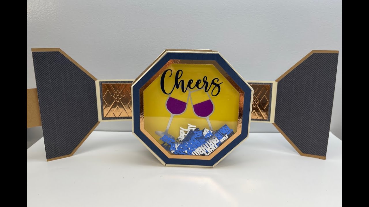 Octagonal Dimensional Birthday Card