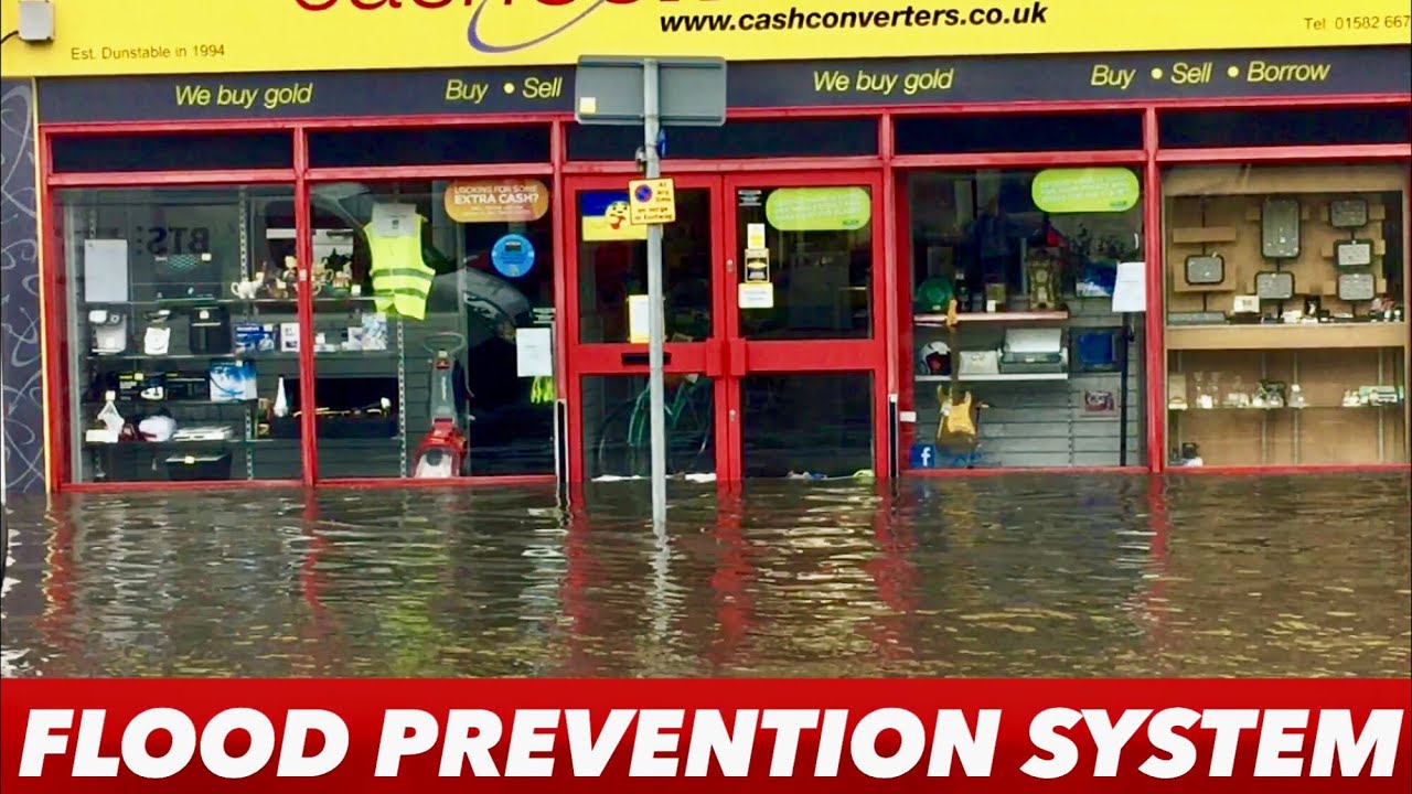 Heavy Rain Tests The Flood Prevention System In Dunstable