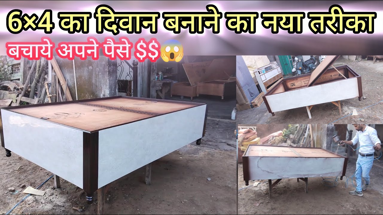How to make Diwaan Bed 6×4 at home 