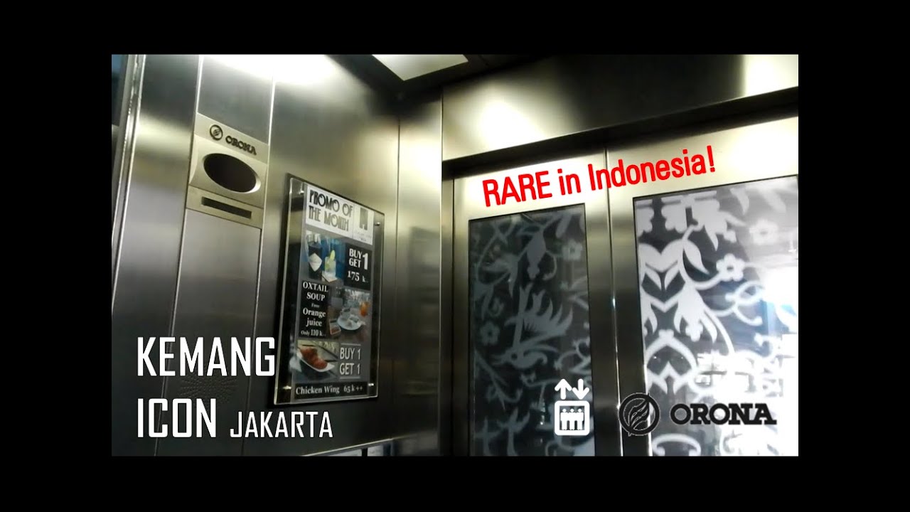 VERY RARE Orona MRL Elevator at Kemang Icon, Jakarta