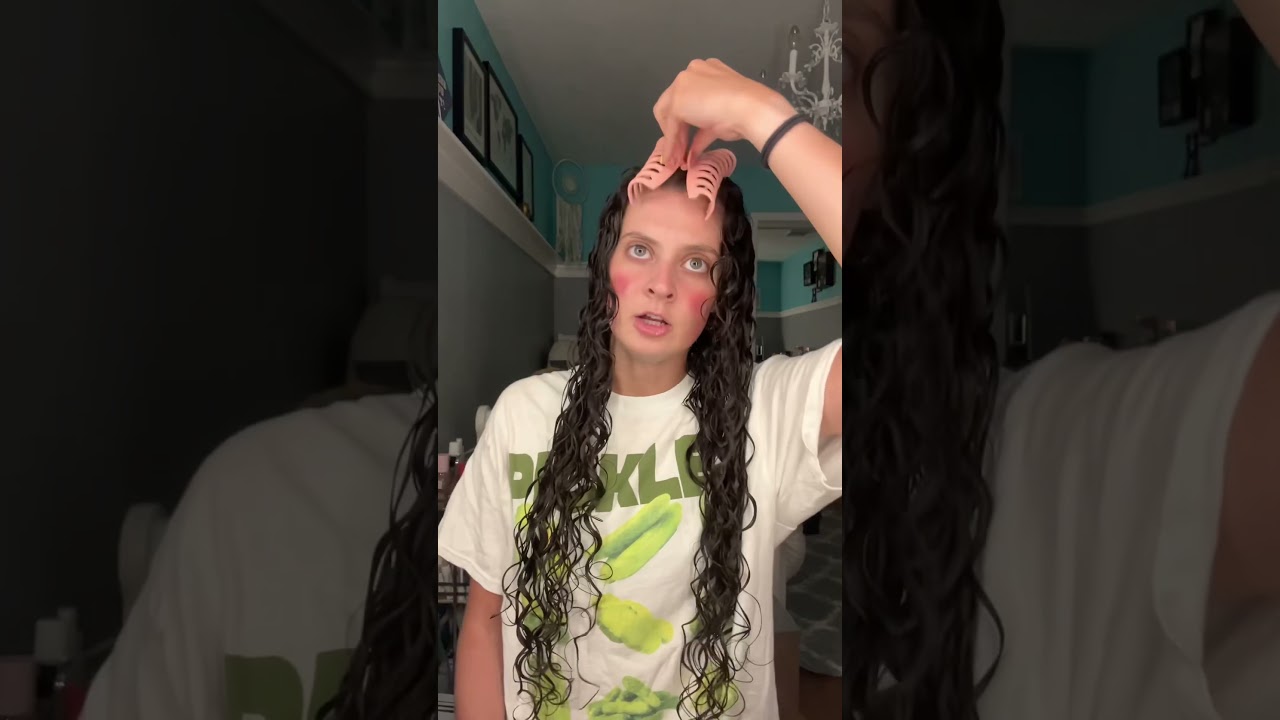 frizz free curly hair routine!!! 