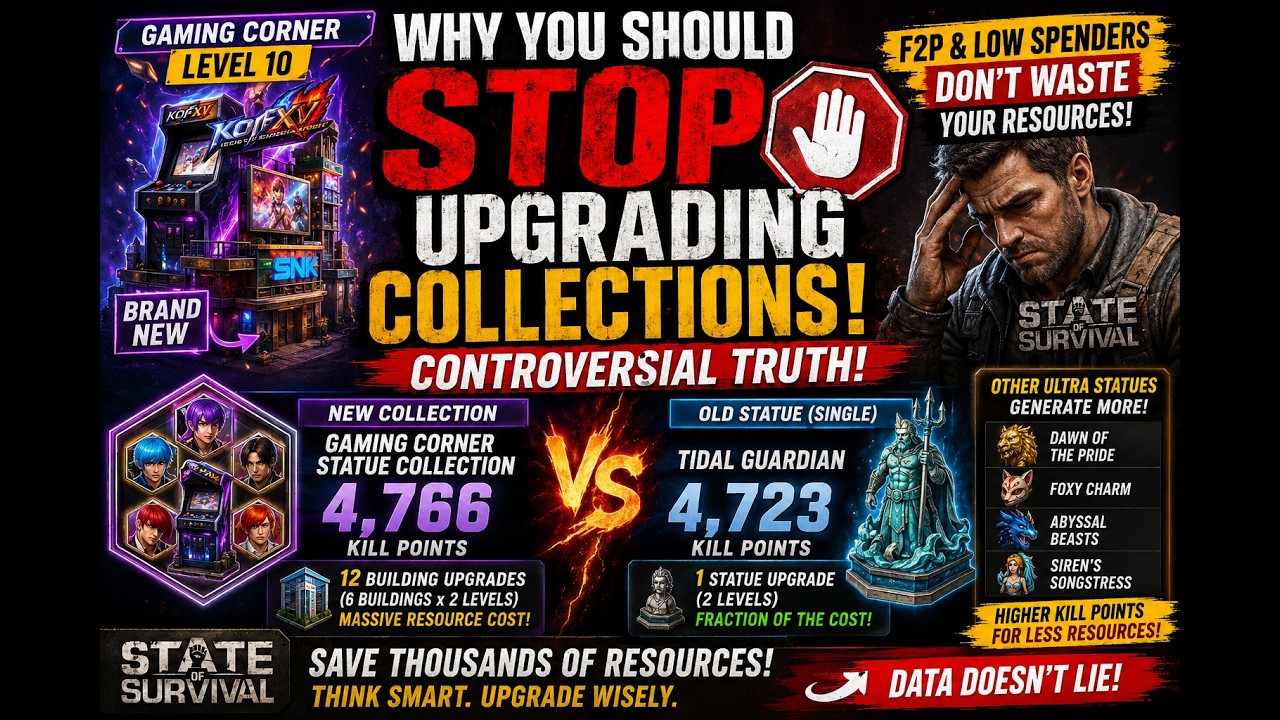 STOP Upgrading Collections! The Shocking Truth Every F2P Player Must Know | State of Survival