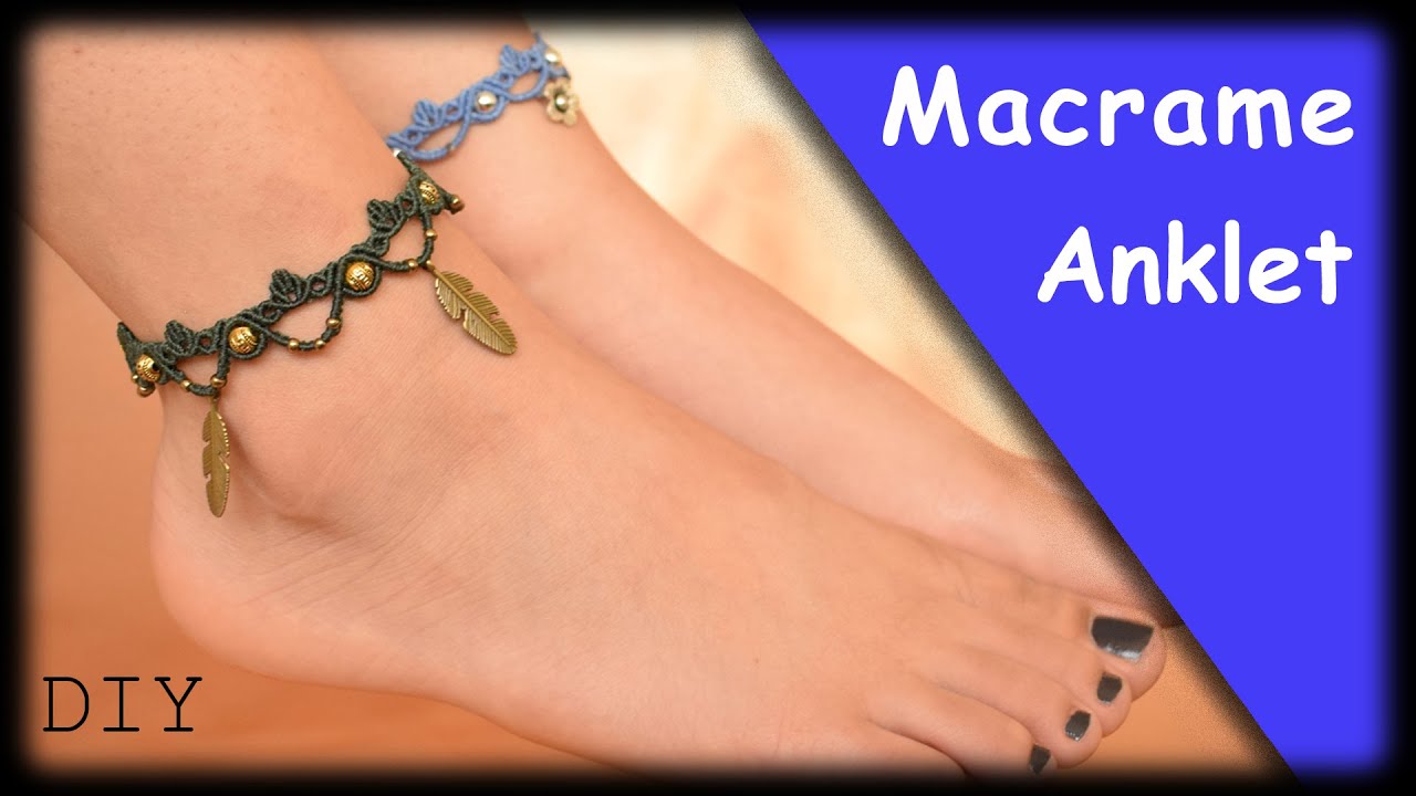 How to Make Macrame Anklets | DIY EASY Anklets | Macrame Tutorial